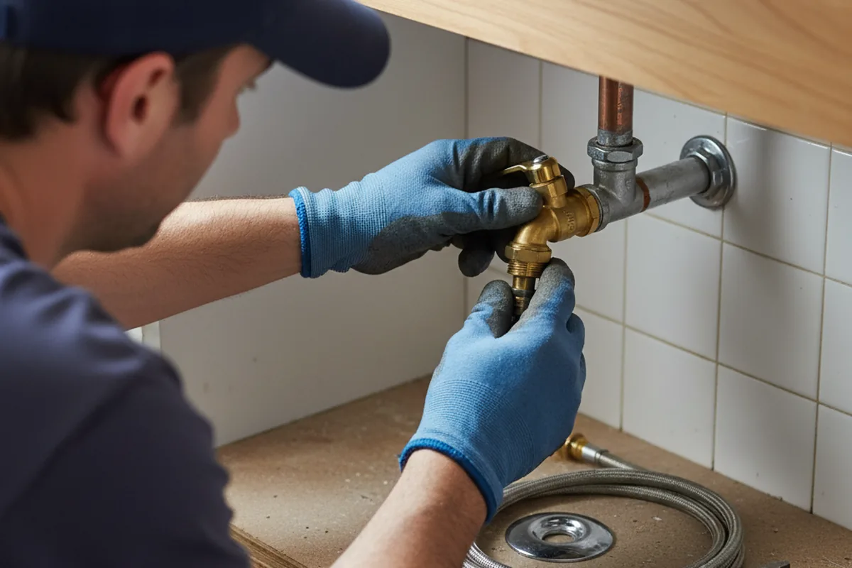 Shutoff valve and fitting work during Emergency Plumbing in Alton Bay